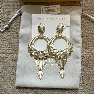 Kendra Scott Gold Shiva Earrings